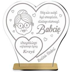 PREZENT NA DZIEŃ BABCI UPOMINEK STATUETKA