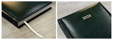 KALENDARZ KSIĄŻKOWY A5 dzienny 2026 ROK TERMINARZ NOTATNIK LEKARZ