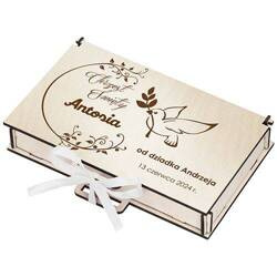 Pudełko Na Pieniądze Pamiątka Chrzest Chrztu