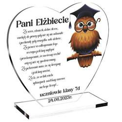 Podziękowanie Prezent dla nauczyciela pamiątka