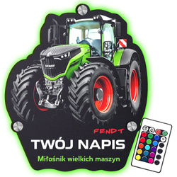 LAMPKA NOCNA LED Traktor Fendt prezent DLA DZIECKA NA ŚCIANĘ UPOMINEK