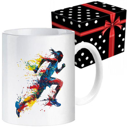 KUBEK SPORTOWY NAGRODA DLA BIEGACZA BIEGACZ GRACZA BIEG BIEGI MARATON