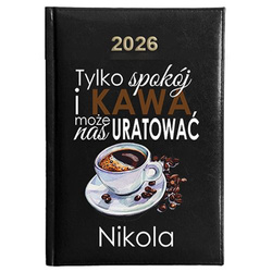KALENDARZ KSIĄŻKOWY A5 dzienny 2026 ROK TERMINARZ NOTATNIK PRACOWNIK BIURO