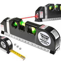 PREZENT NA DZIEŃ DZIADKA POZIOMICA LASEROWA Z MIARKĄ DZIADEK
