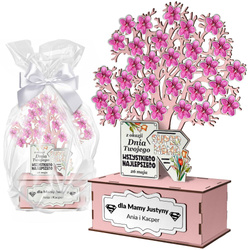 PREZENT NA DZIEŃ MAMY DLA MATKI TEŚCIOWEJ PAMIĄTKA PODZIĘKOWANIE DRZEWKO