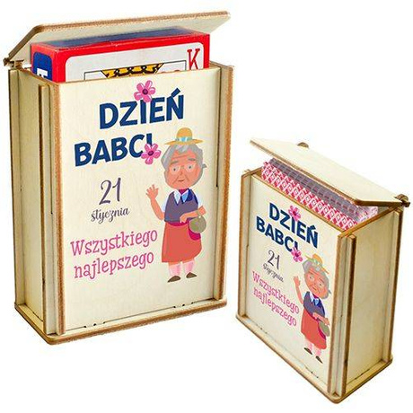 PREZENT NA DZIEŃ BABCI DZIADKA UPOMINEK NA KARTY