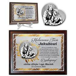 DZIEŃ TATY OJCA PREZENT UPOMINEK STATUETKA OBRAZ