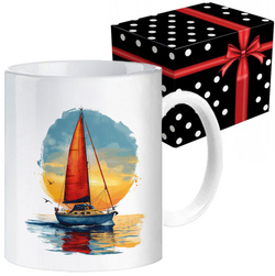 KUBEK SPORTOWY NAGRODA DLA ŻEGLARZA ŻEGLARSTWO REGATY ŻEGLOWANIE