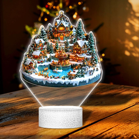 LAMPKA NOCNA LED 3D SZOPKA BOŻE NARODZENIE prezent dla dziecka NA ŚWIĘTA