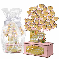 PAMIĄTKA PREZENT NA DZIEŃ MAMY DLA MAMY MATKI TEŚCIOWEJ KWIATKI DRZEWKO