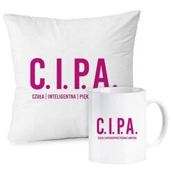 KUBEK PODUSZKA NA PREZENT DLA DZIEWCZYNY KOLEŻANKI KOBIETY ŻONY C.I.P.A.