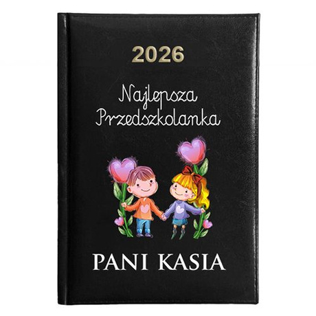 KALENDARZ KSIĄŻKOWY A5 dzienny 2026 ROK TERMINARZ NOTATNIK PRZEDSZKOLANKA