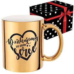 KUBEK PODZIĘKOWANIE NA ZAKOŃCZENIE ROKU SZKOLNEGO DLA NAUCZYCIELA WZORY MIX