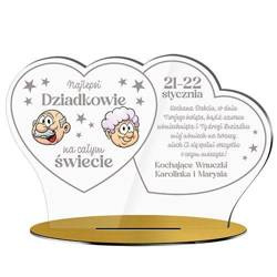 PREZENT NA DZIEŃ BABCI DZIADKA UPOMINEK STATUETKA