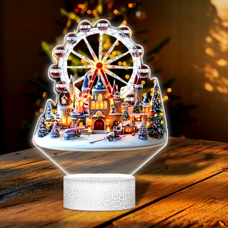 LAMPKA NOCNA LED 3D SZOPKA BOŻE NARODZENIE prezent dla dziecka NA ŚWIĘTA