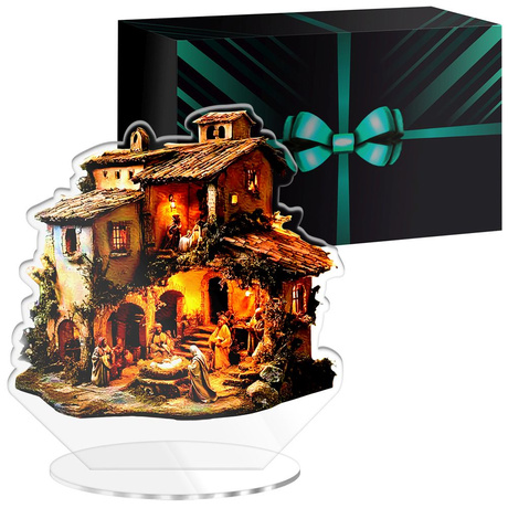 SZOPKA BOŻE NARODZENIE OZDOBA STROIK CHOINKA PREZENT NA ŚWIĘTA GWIAZDKĘ