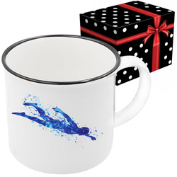 KUBEK SPORTOWY NAGRODA DLA PŁYWAKA PŁYWANIE W PŁYWANIU PŁYWACKIE PŁYWAK