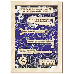 Dzień CHŁOPAKA prezent upominek OBRAZ RAMKA 3D