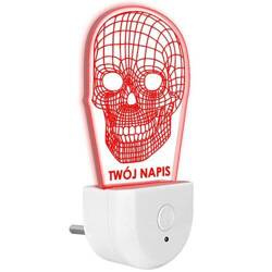 Lampka Nocna LED dla Dzieci CZACHA CZASZKA do kontaktu gniazdka CZUJNIK