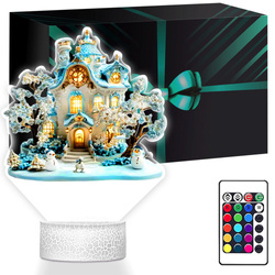 LAMPKA NOCNA LED 3D SZOPKA BOŻE NARODZENIE prezent dla dziecka NA ŚWIĘTA