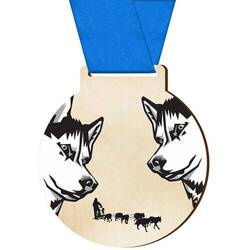 Medal dla sportowca nagroda sportowa wyścigi psich zaprzęgów dla zawodnika