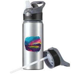 BIDON SPORTOWY BUTELKA NA WODĘ SŁOMKĄ UCHWYTEM PIŁKARZA PIŁKA NOŻNA PIŁKA