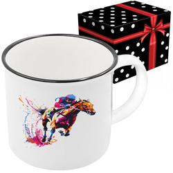 KUBEK SPORTOWY NAGRODA DLA JEŹDZCA KOŃ JEŹDZIECTWO JEŹDZIEC JAZDA KONNA