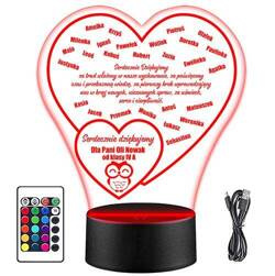 PODZIĘKOWANIE NA DZIEŃ NAUCZYCIELA PREZENT WYCHOWAWCY IMIONA