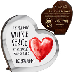 PODZIĘKOWANIE PREZENT NA DZIEŃ NAUCZYCIELA WYCHOWAWCY OBRAZ Z GRAWEREM