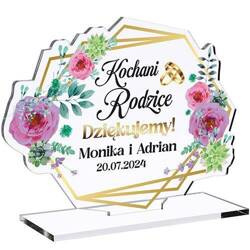 PODZIĘKOWANIE DLA RODZICÓW na ślub wesele prezent