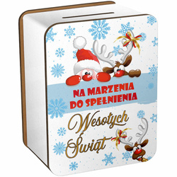 SKARBONKA PREZENT NA MIKOŁAJKI ŚWIĘTA POD CHOINKĘ DO SZKOŁY DLA DZIECKA