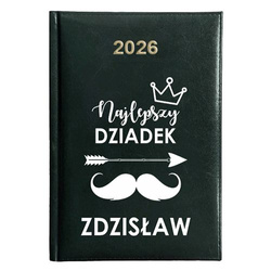 KALENDARZ KSIĄŻKOWY A5 dzienny 2026 ROK TERMINARZ NOTATNIK DLA DZIADKÓW