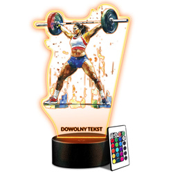 NAGRODA STATUETKA SPORTOWA DLA Sztangista PODNOSZENIE CIĘŻARÓW SZTANGISTY