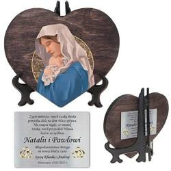 OBRAZEK PAMIĄTKA DLA PARY MŁODEJ NA ŚLUB WESELE