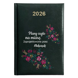 KALENDARZ KSIĄŻKOWY A5 dzienny 2026 ROK TERMINARZ NOTATNIK KRAWCOWA