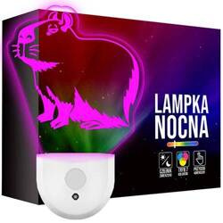 Lampka Nocna LED dla Dzieci KAPIBARA do kontaktu gniazdka CZUJNIK