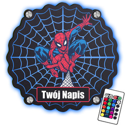 LAMPKA NOCNA LED Spider - Man Pająk prezent DLA DZIECKA NA ŚCIANĘ UPOMINEK