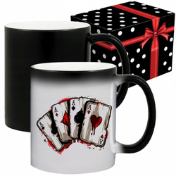 KUBEK SPORTOWY NAGRODA DLA POKERZYSTY POKER KARTY KARCIARSTWO KARCIARZA