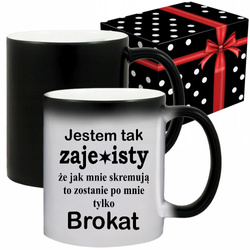 MAGICZNY KUBEK DZIEŃ DZIECKA MAMY TATY CHŁOPAKA KOBIET URODZINY PREZENT ZABAWNY TEKST DLA ZIĘCIA KOLEŻANKI KOLEGI