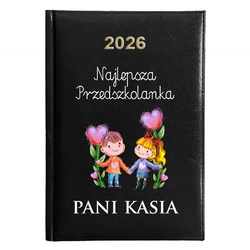 KALENDARZ KSIĄŻKOWY A5 dzienny 2026 ROK TERMINARZ NOTATNIK PRZEDSZKOLANKA
