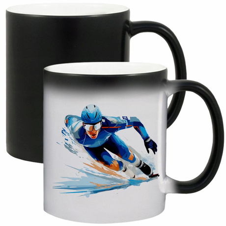 KUBEK SPORTOWY NAGRODA DLA ŁYŻWIARZA ŁYŻWIARSTWO SZYBKIE SHORT TRACK ŁYŻWY