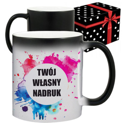 KUBEK FOTO LOGO FIRMOWE PREZENT Z WŁASNYM NADRUKIEM ZDJĘCIE URODZINY NAPISY