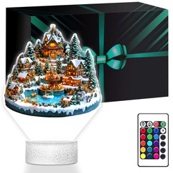 LAMPKA NOCNA LED 3D SZOPKA BOŻE NARODZENIE prezent dla dziecka NA ŚWIĘTA