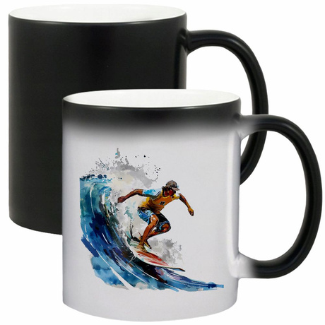 KUBEK SPORTOWY NAGRODA DLA SURFERA SURFER SURFING FALA MORZE REGATY