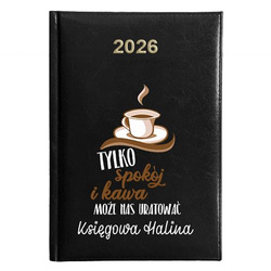 KALENDARZ KSIĄŻKOWY A5 dzienny 2026 ROK TERMINARZ NOTATNIK KSIĘGOWA