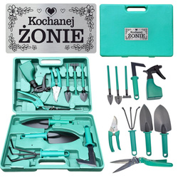 Zestaw Narzędzi Ogrodowych w Walizce dla Mamy Żony - Prezent na Urodziny