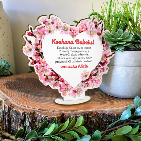 REZENT DLA DZIADKÓW DZIEŃ BABCI i DZIADKA UPOMINEK STATUETKA + GRAWER