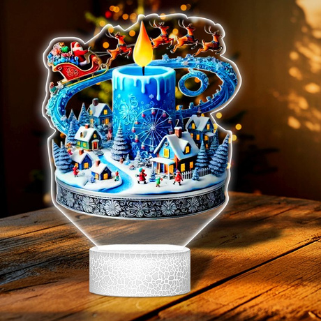 LAMPKA NOCNA LED 3D SZOPKA BOŻE NARODZENIE prezent dla dziecka NA ŚWIĘTA