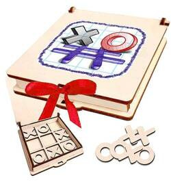 PREZENT UPOMINEK NA DZIEŃ DZIECKA GRA KÓŁKO I KRZYŻYK NA URODZINY MIKOŁAJKI