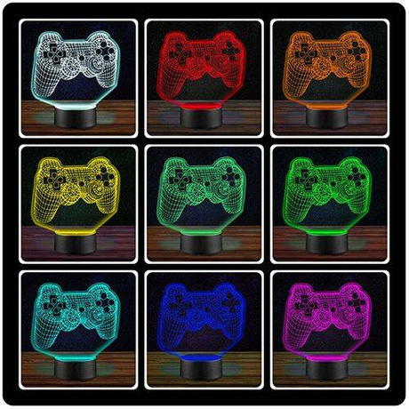 LAMPKA NOCNA LED GAMEPAD PAD PILOT prezent GRACZA Kontroler PS Playstation